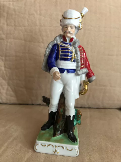 Figurine Hussard du 1er Empire Napoléon 1er Capodimonte