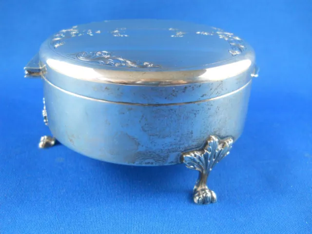 Birks Sterling Jewelry Footed Box Nice 2