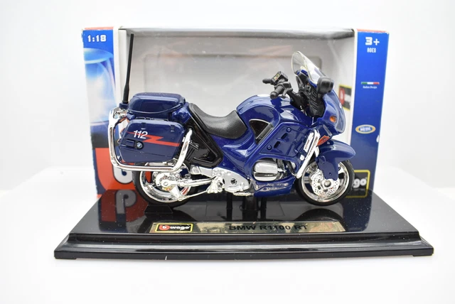 Véhicules-jouets Moto BMWR 1100 RT CARABINIERI auto 1:18 Véhicules Modèle Bike