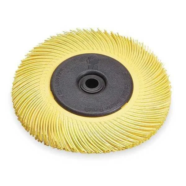 SCOTCH-BRITE Radial Bristle Brush, T-C, 6 Diax7/16W, 80G 61500187770