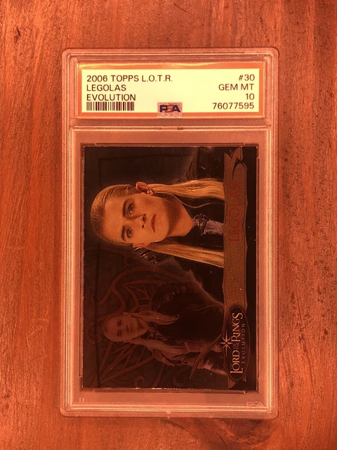 2006 Topps Lord Of The Rings Evolution Legolas #30 PSA 10 Gem Mint Pop 2