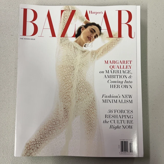 HARPER'S BAZAAR MAGAZINE October 2023 The Voice Issue Margaret Qualley