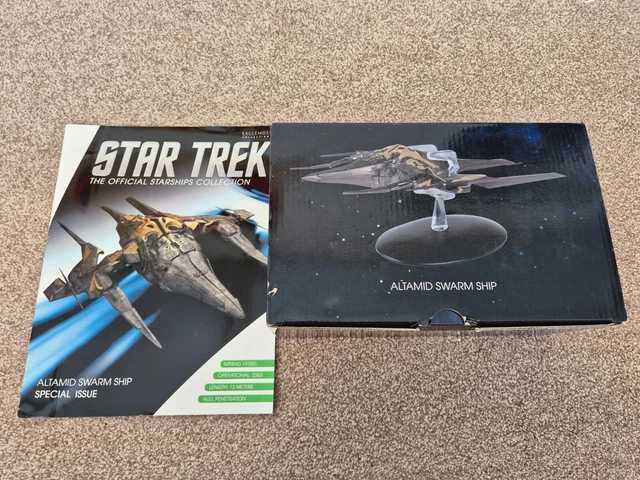 Star Trek Starships Collection – Nave Tholian Nº 26, Modelo Pintado A Mano, Escala Coleccionable, Con Revista En Inglés, Réplica Oficial De La Serie