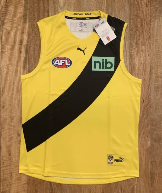 Richmond Tigers AFL Onfield Clash Guernsey Jumper Jersey Puma Mens XL BNWT