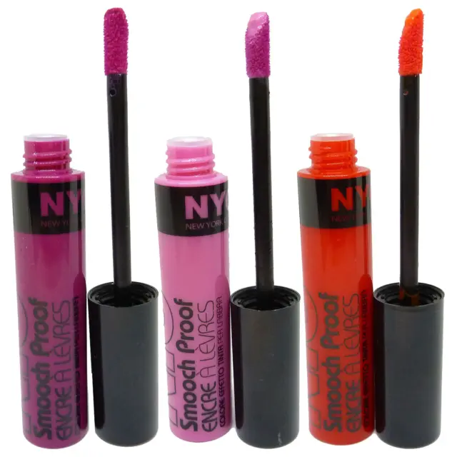 NYC Smooch Proof Liquid Lip Stain brillo de labios crema labios color lápiz maquillaje 7 ml