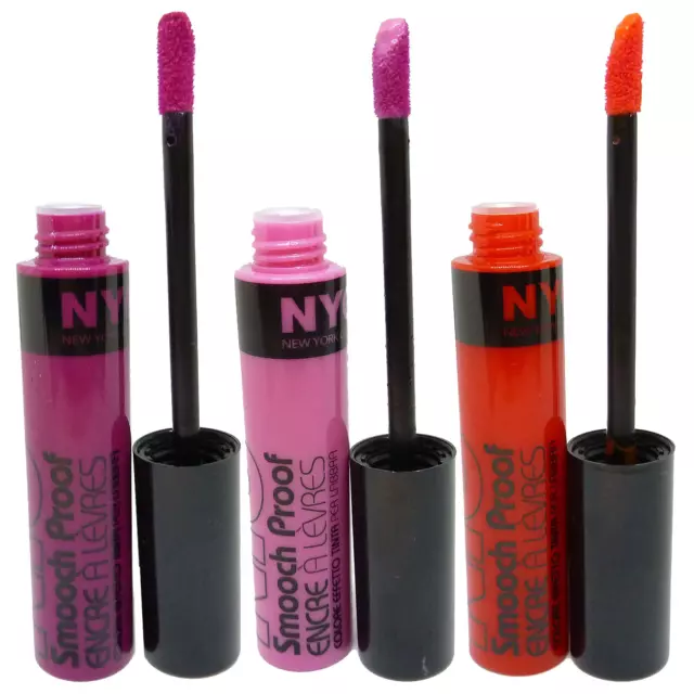 Penna trucco NYC Smooch Proof Liquid Lip Stain crema lucidalabbra colore 7 ml