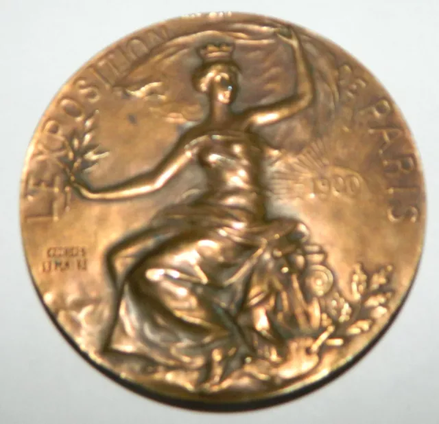 médaille en bronze par LEMAIRE Exposition de Paris 1900