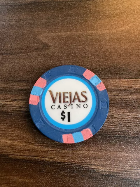 Viejas Casino - Las Vegas - $1 Casino Chip - RARE