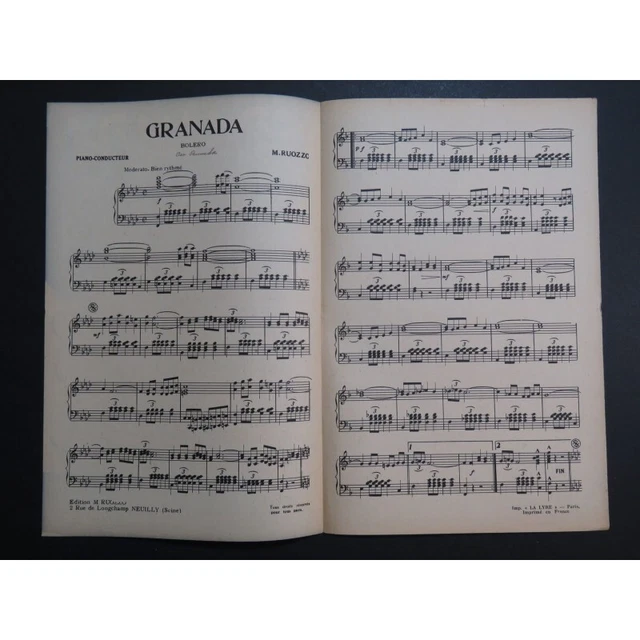 Granada Bolero M. Ruozzo Piano Accordéon 3