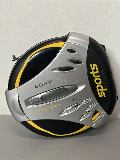 Sony Sports Walkman D-SJ15 G Protection Portable CD Player Tested & Works