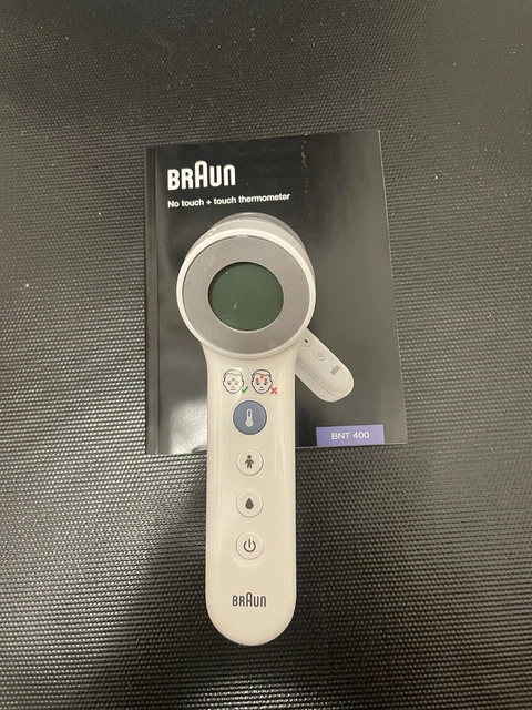 BRAUN Kinder Stirnthermometer BNT400WEE Stirn-Thermometer No touch Age Precision