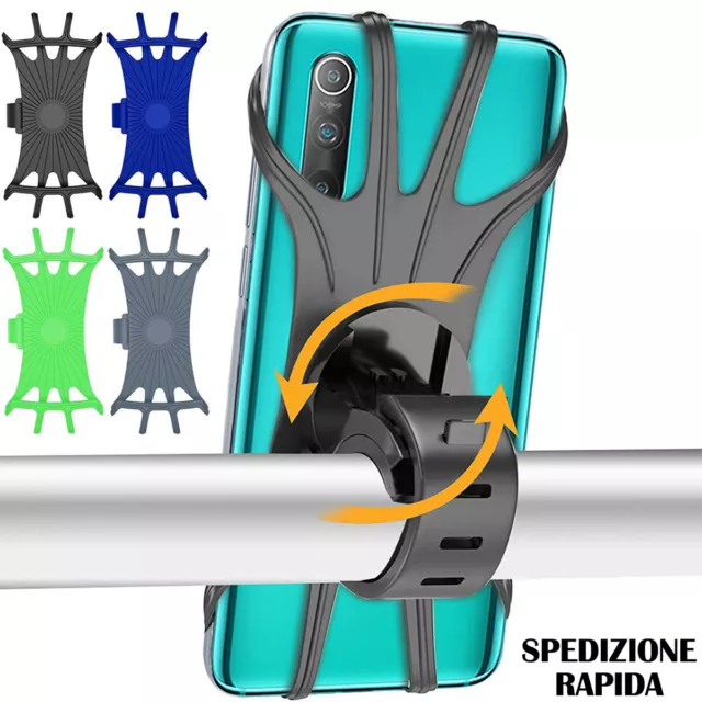 Supporto porta cellulare smartphone per bici bicicletta moto telefono universale