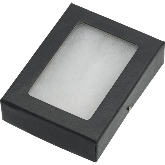 Riker Display Cases 110BK Mount Frame Case with Glass Top 3 1/2" x 2" x 3/4"