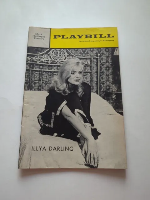 Illya Darling - Mark Hellinger Theatre Playbill - June 1967 - Melina Mercouri