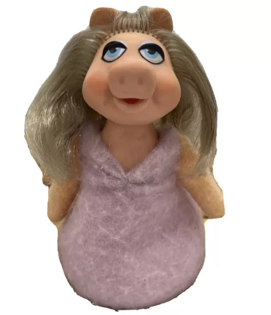 Vintage Muppets Miss Piggy 6" Beanbag Plush Doll Fisher Price Toys 1977