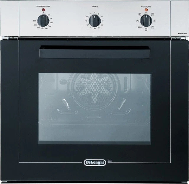 Longhi YMA6ED Four Électrique Encastrable 7 Fonctions Inox/Noir