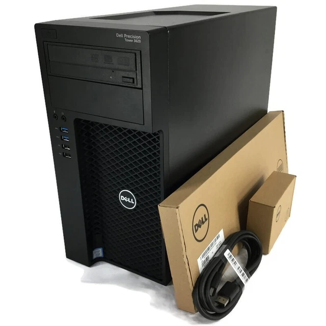 Dell Precision 3620 QC Xeon E3-1270 V6 3.8GHz 32GB 512GB SSD P2000 - No OS