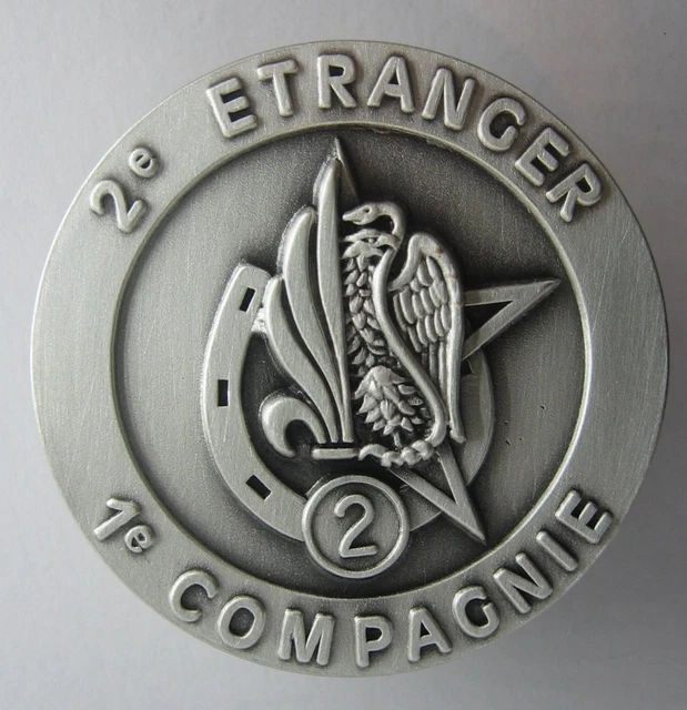 LÉGION ETRANGÉRE 2° RE 1° Compagnie Insigne Militaire EUR 30,00 - PicClick  FR