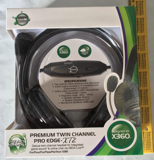 GAMEON AURICULARES C Micr fono Pro Edge Canal doble Para Xbox
