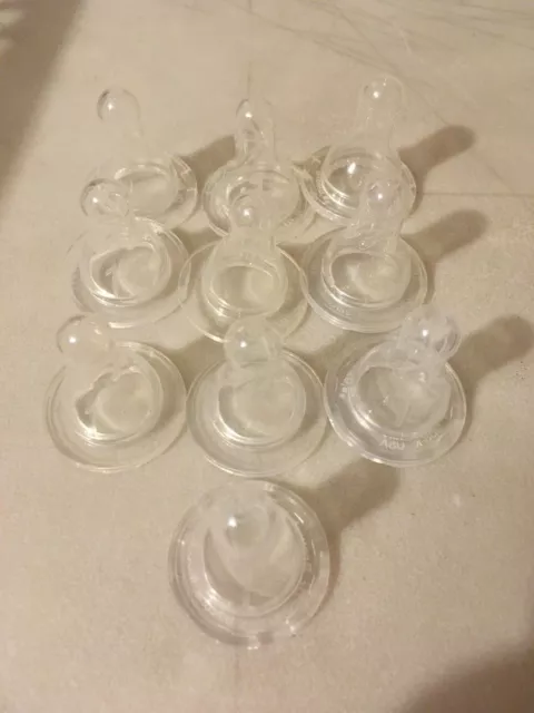 Dr. Brown's Baby Bottle Nipples Preemie, 1, 2, or 3  Choose Narrow Neck 10 pcs.