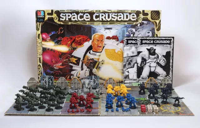 Space Crusade Games Workshop MB Games Board Game Complete Unpainted