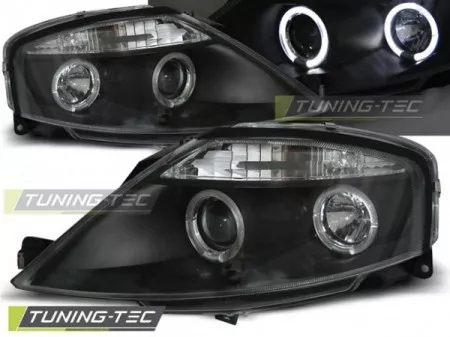 Coppia Set Fari Fanali anterior Tuning C3 03.2002 > 2009 ANGEL EYES Neri