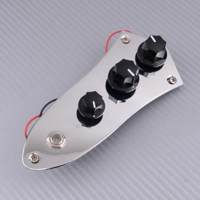 Loaded Switch Control Plate Prewired Fit for Fender Jazz Bass Guitars Spare