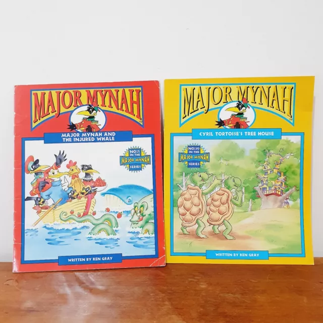 Major Mynah Injured Whale #5 & #19 Cyril Tortoise Tree House by Ken Gray books