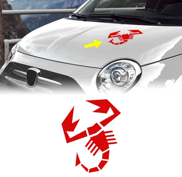 ADESIVI ADESIVO LOGO Fiat 500 Abarth Stemma Scorpione EUR 7,00 - Foto 12