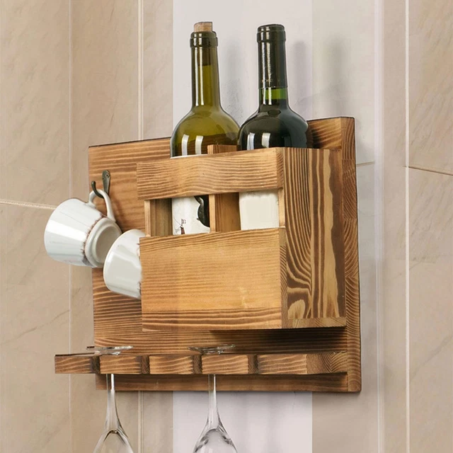 Nagoyuki Support à Bouteilles De Peinture Bois - Organisateur DIY 36x24cm, Pour Rangement Bureau Artiste