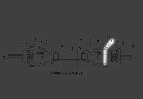 Polaris 2203876 CIRCLIP-2.0X61.7(PR-2016) RZR Ranger 1000 900 800 500 570