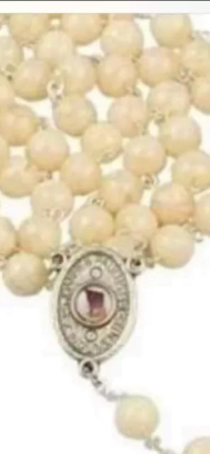 Pope John Paul Ii Rosary With Rose From His Grave Blessed From Pope Benedict Xvi 2