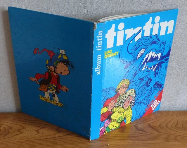 Reliure journal Tintin France RECUEIL 45 CONTENANT LES N°606 à 615 TBE