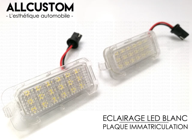 2 LED LUZ LUCES PLACA MATRICULA BLANCO XENON para FORD SMAX S-MAX 2006< ST TURBO