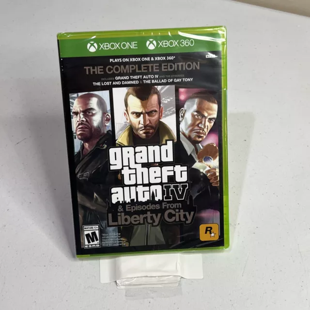 Grand Theft Auto IV 4 Complete Edition Microsoft Xbox 360 / One Brand New Sealed