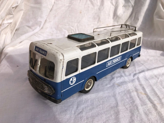 Boite vide autocar FJ France Jouet jouet ancien et tôle et plastique