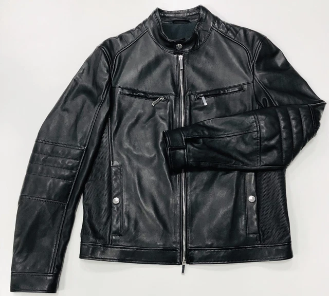 HUGO BOSS LEATHER Jacket Mercedes Benz AMG Formula One Team