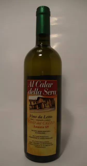 VINO DEL CAZZO, vino rosso barbera, bottiglia da cl. 75