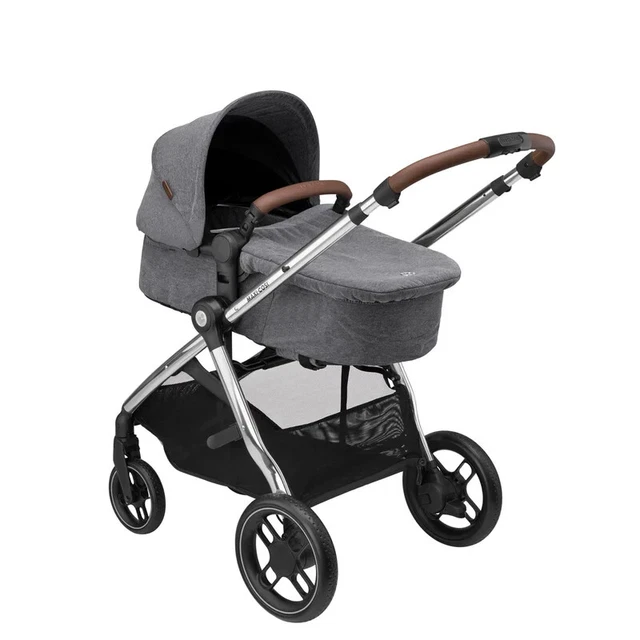 Brand New Maxi Cosi Zelia Luxe Comfort Urban Stroller In Twillic Grey - Rrp £369