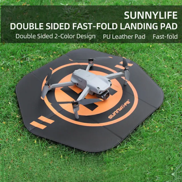 55cm Foldable Universal Drone Landing Pad Waterproof PU Leather Parking Mat