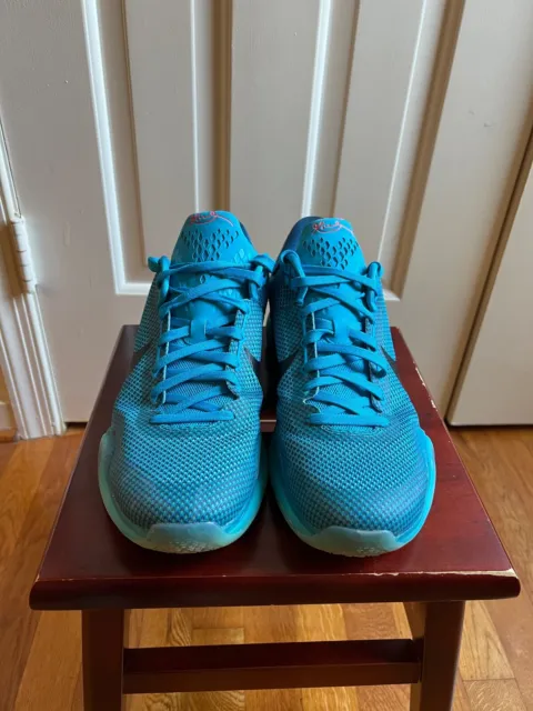 Nike Kobe X 5 Am Flight Mens Size 10 Basketball Shoes Blue Lagoon Sneakers  $249.99 - Picclick