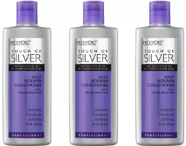 Pro: Voke Touch of Silver Haarfarbe Pflege Pflege Conditioner 200 ml/3er Pack