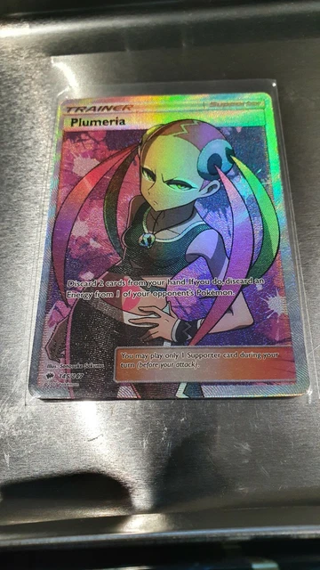 Pokemon - Plumeria - 145/147 - SM Burning Shadows - Full Art pokemon card