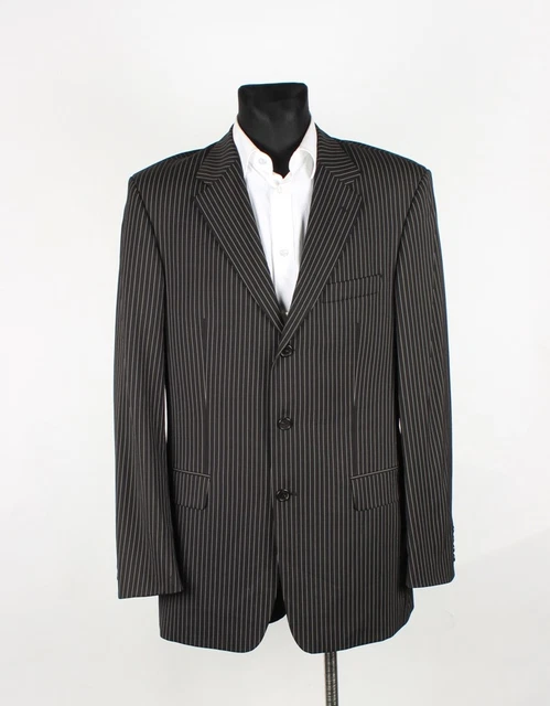HUGO BOSS Etichetta Nera da Vinci / Lucca Uomo Blazer Giacca Taglia 98,Originale