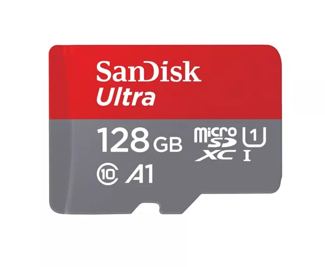 SanDisk 128GB micro SD SDXC Card 100MB/s Ultra 128G Class 10 UHS-1 A1 2