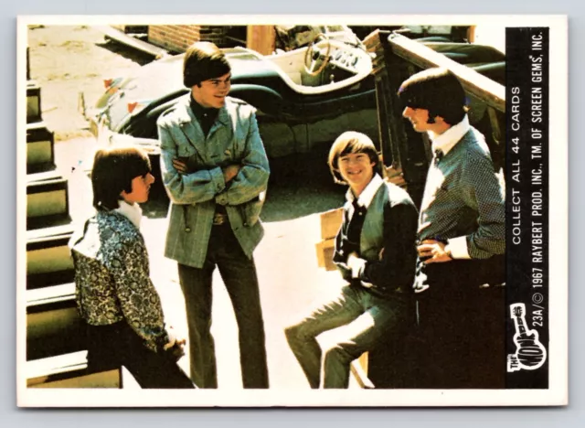1967 Donruss The Monkees Series A Set Break #23a The Monkees NRMT-MT