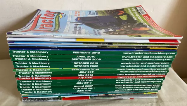 24x TRACTOR & MACHINERY MAGAZINE Bundle Job Lot Farm CLASSIC FORD 2007 - 2015 (A