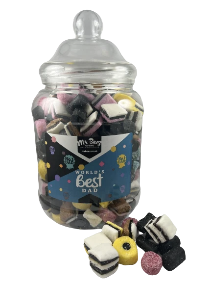 Barattolo di liquirizia di tutti i tipi papà miglior regalo del mondo 1700 g novità vasca dolce festa del papà