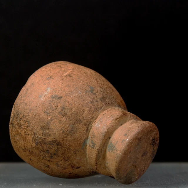 ca. 19th Century Southeast Asian Fired Clay Pipe Bowl, Excellent Condition 7