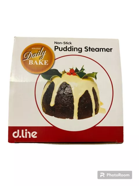 Plum Pudding 2L Steamer Black Silver Stainless Steel DLine 2